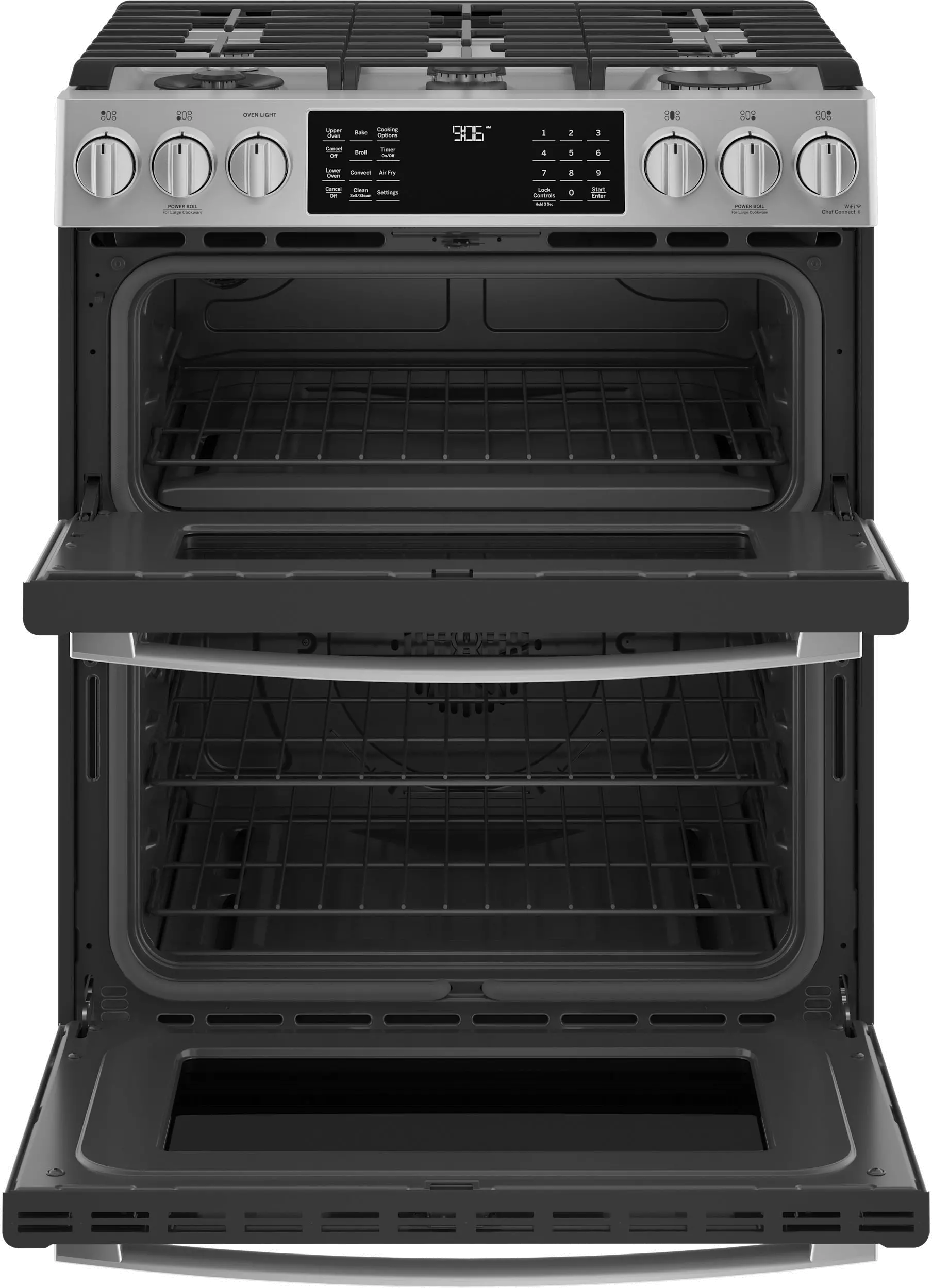 PGS960YPFS GE Profile Double Oven Gas Range - Stainless Steel-2