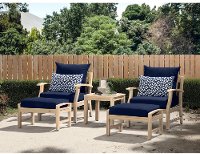 Navy Blue 5 Piece Patio Chat Set - Kooper