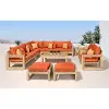 Tikka Orange 11 Piece Estate Patio Set - Benson