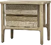 Ellis Light Sand and Gray Nightstand