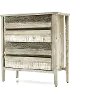 Ellis Light Sand and Gray Chest of Drawers