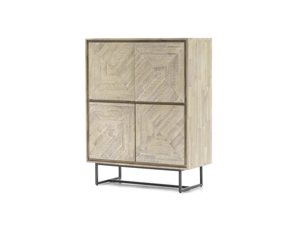 Luna Natural Storage Cabinet-1