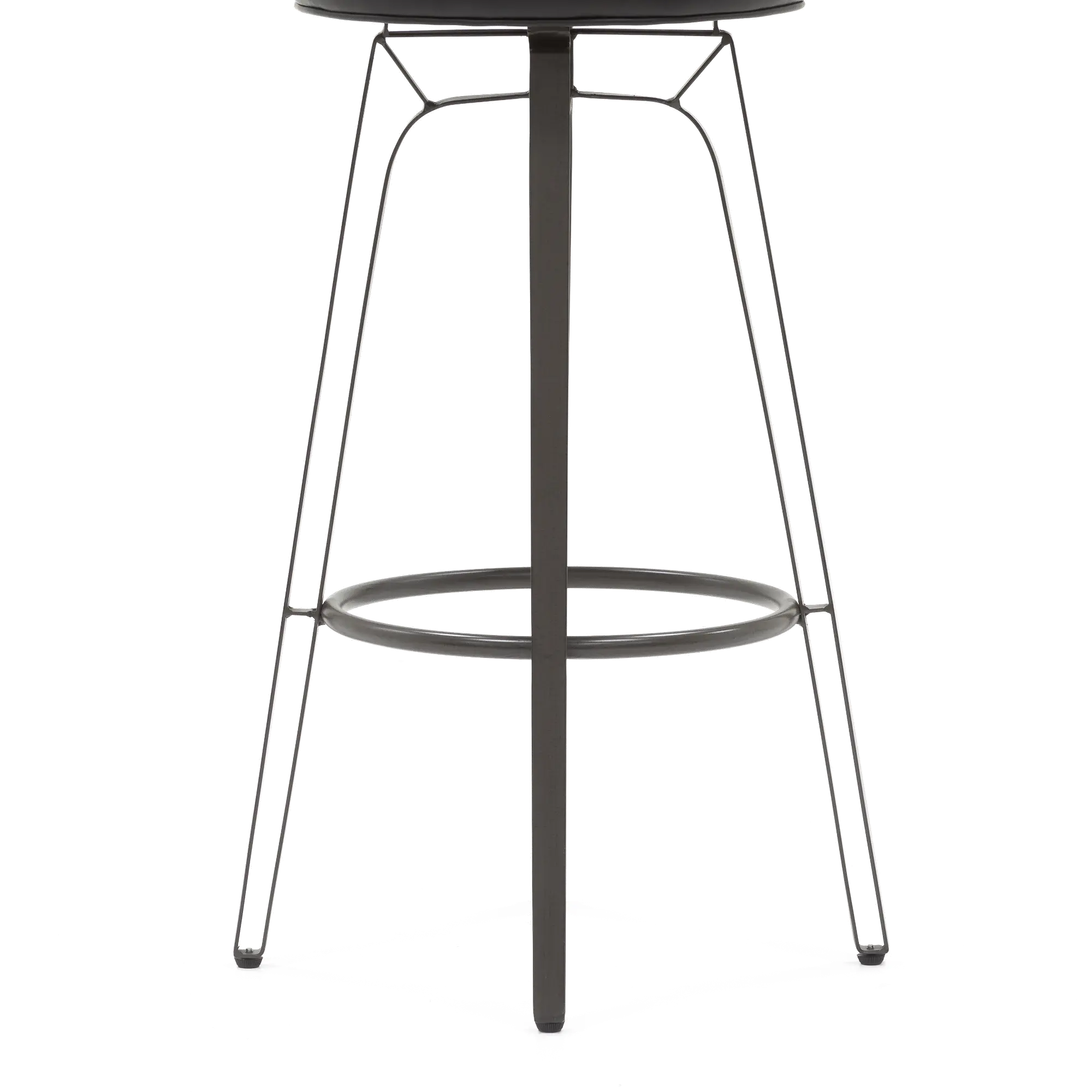Luna Black Metal Counter Height Stool-3