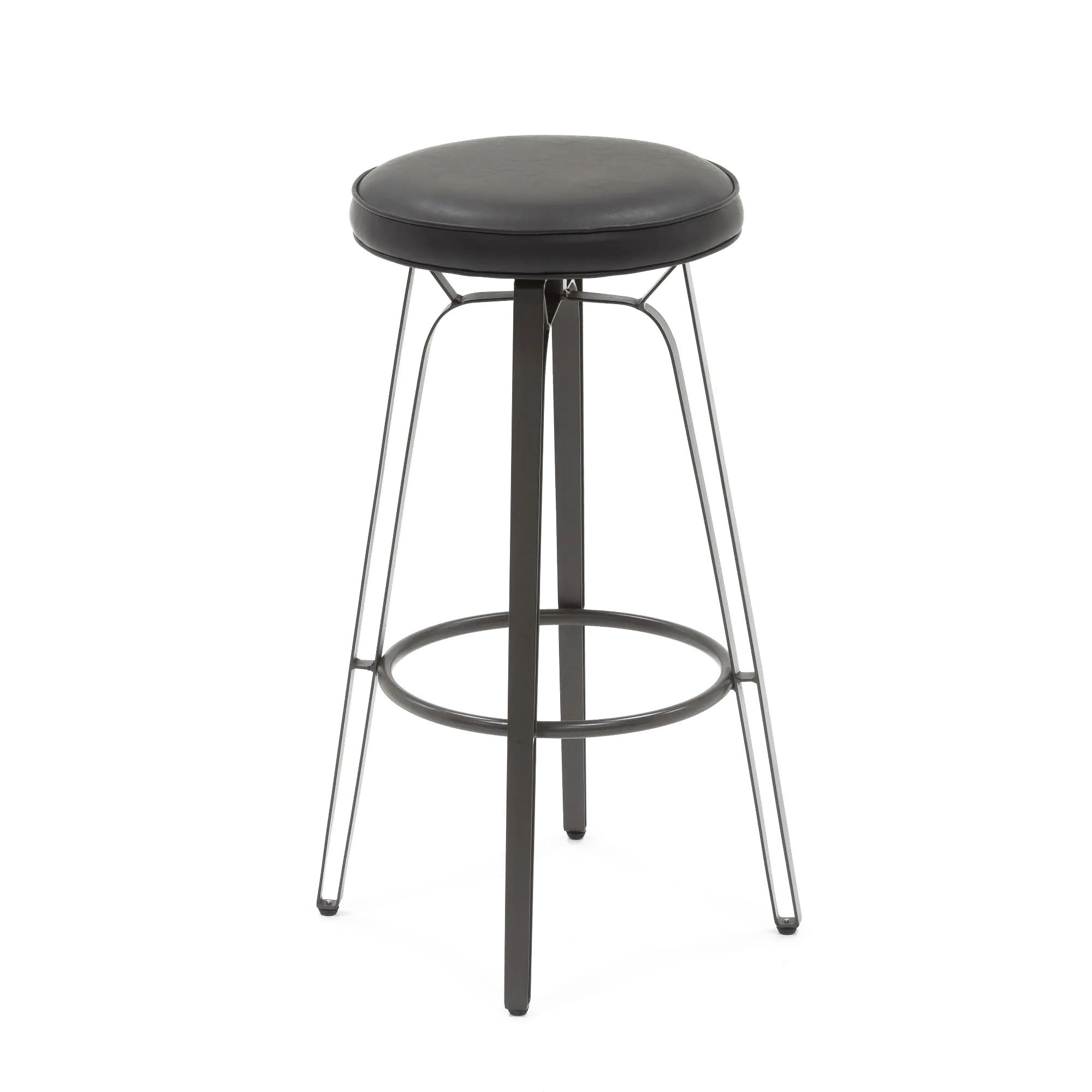 Luna Black Metal Counter Height Stool-4