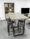 Luna Natural 5 Piece Bar Dining Set
