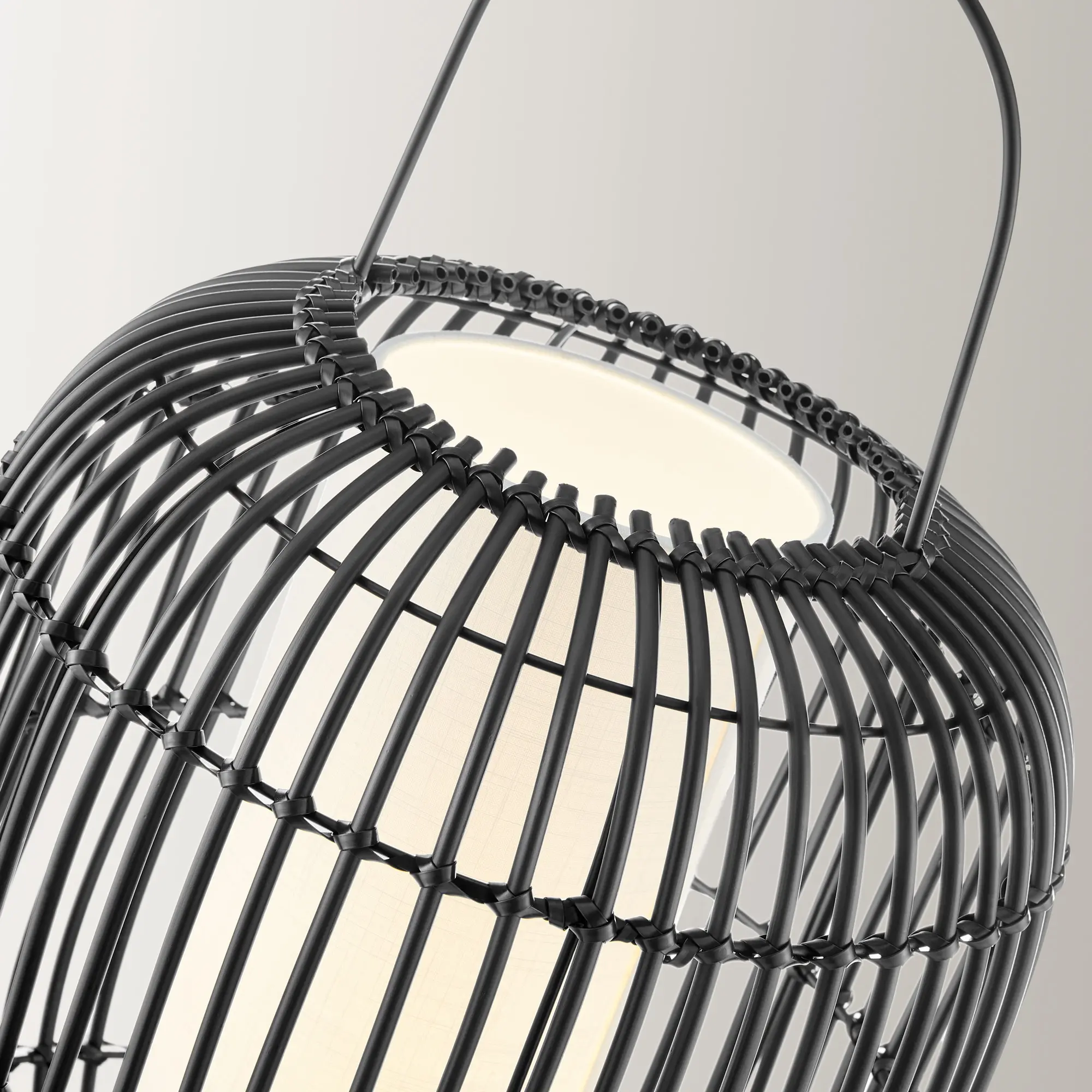 Bree Black Outdoor Cordless Table Lamp with Rechargeable Bulb-3