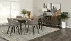 Testa Taupe 5 Piece Dining Room Set