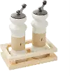 Salt and Pepper Grinder Set with Crate