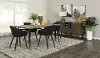 Testa Black 5 Piece Dining Room Set