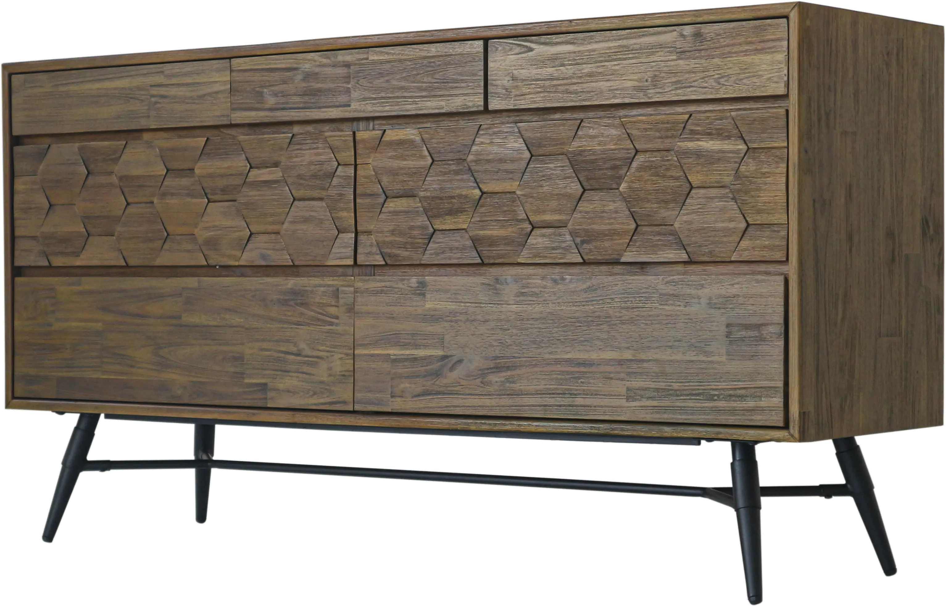 Testa Tobacco Brown Dresser-1
