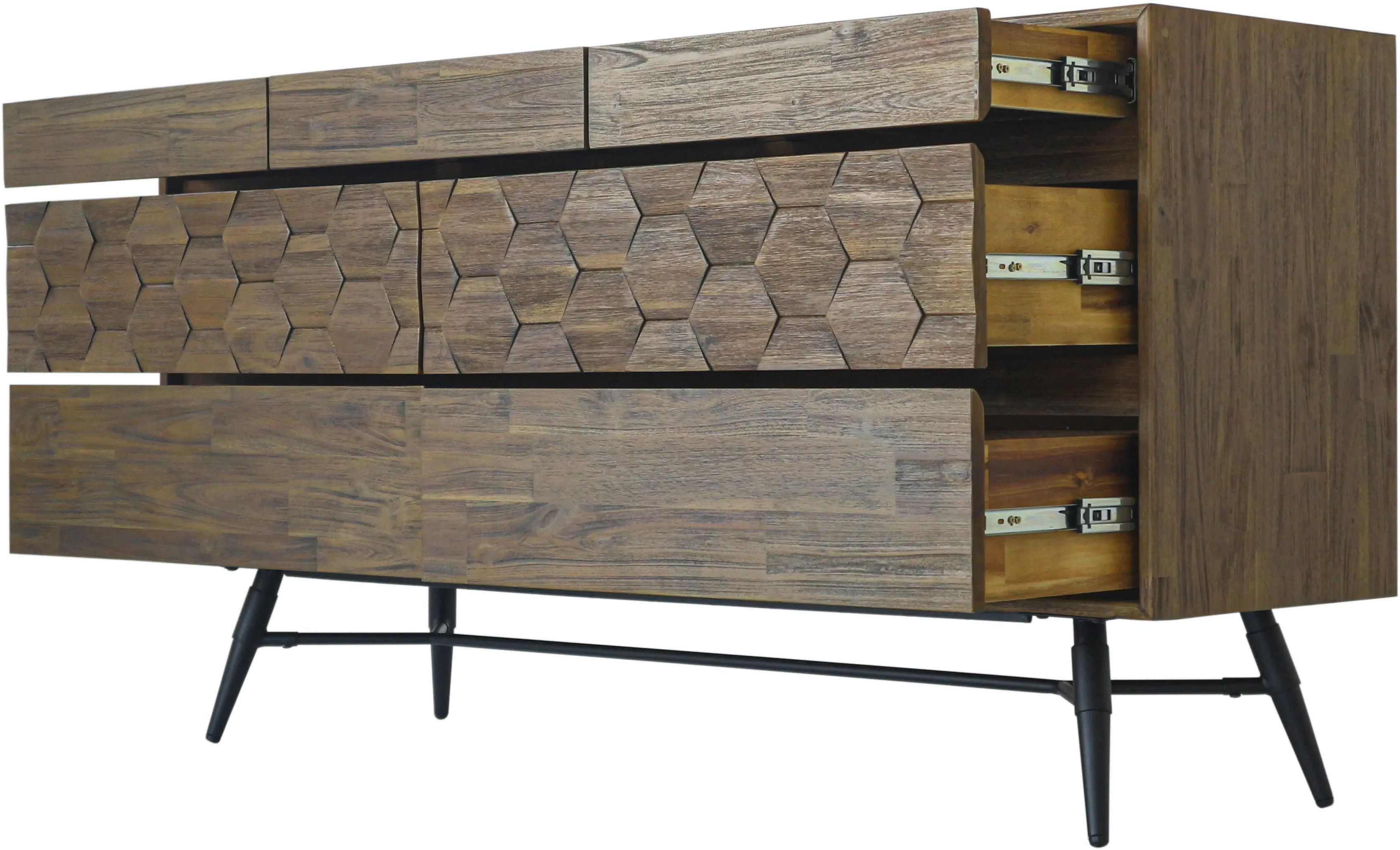 Testa Tobacco Brown Dresser-2