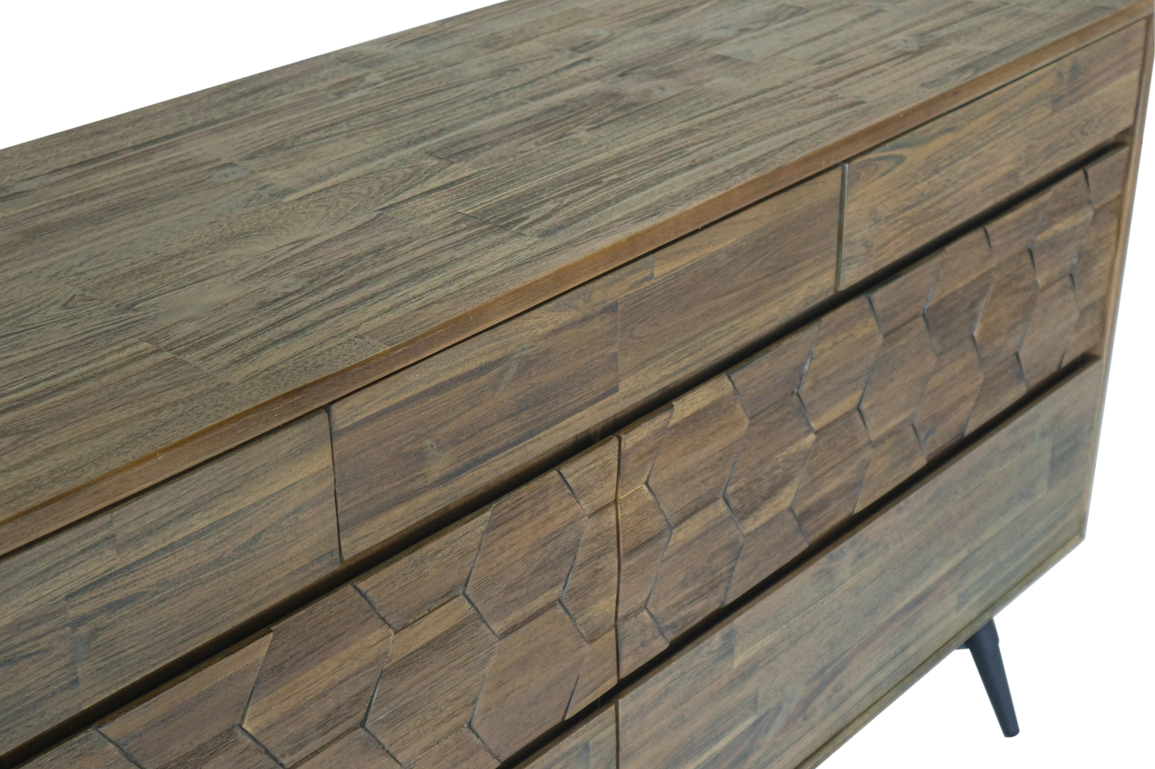 Testa Tobacco Brown Dresser-4