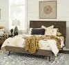 Testa Brown California King Platform Bed