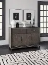 Counter Point Gray Dining Credenza