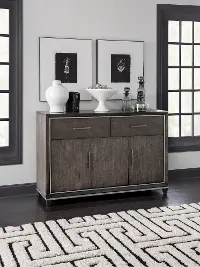 Counter Point Gray Dining Credenza