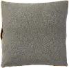 Clearance Gray Canvas Floor Throw Pillow with Jute Webbing