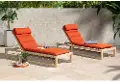 Tikka Orange Chaise Lounges - Benson
