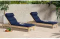 Navy Blue Chaise Lounger - Kooper