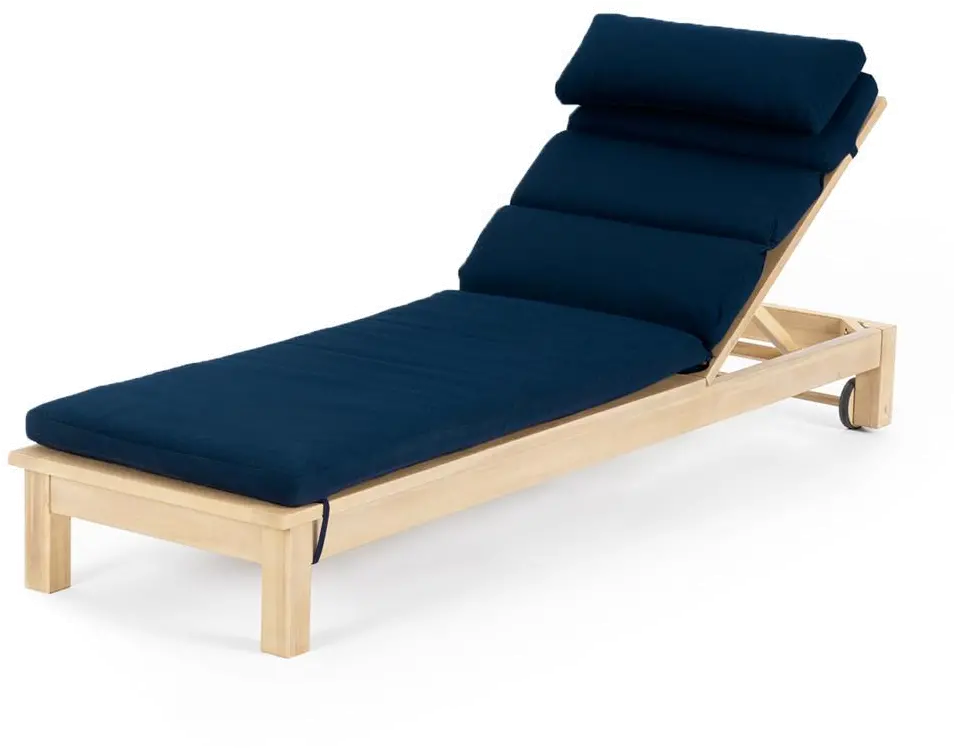 Navy Blue Chaise Lounger - Kooper-3