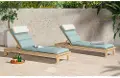 Spa Blue Chaise Lounger - Kooper
