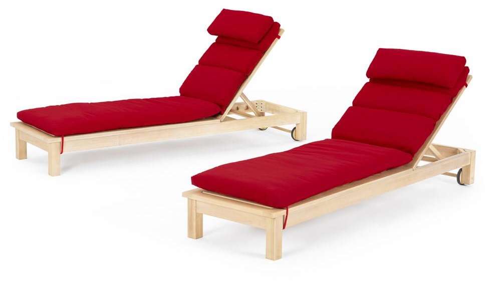 Sunset Red Patio Chaise Lounge - Kooper-2