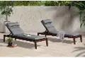 Charcoal Gray Chaise Lounges - Vaughn