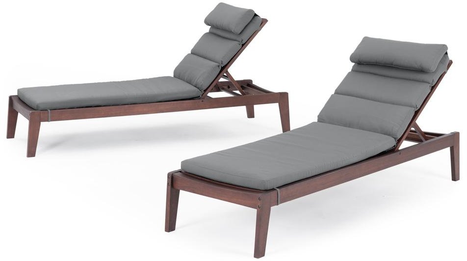 Charcoal Gray Chaise Lounges - Vaughn-2
