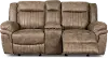 Tumbleweed Light Brown Gliding Reclining Loveseat