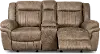 Tumbleweed Light Brown Gliding Reclining Loveseat