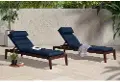 Navy Blue Chaise Lounges - Vaughn
