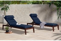 Navy Blue Chaise Lounges - Vaughn-1