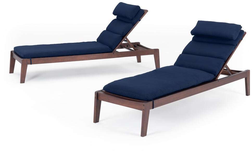 Navy Blue Chaise Lounges - Vaughn-2