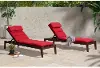 Sunset Red Chaise Lounges - Vaughn