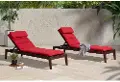 Sunset Red Chaise Lounges - Vaughn