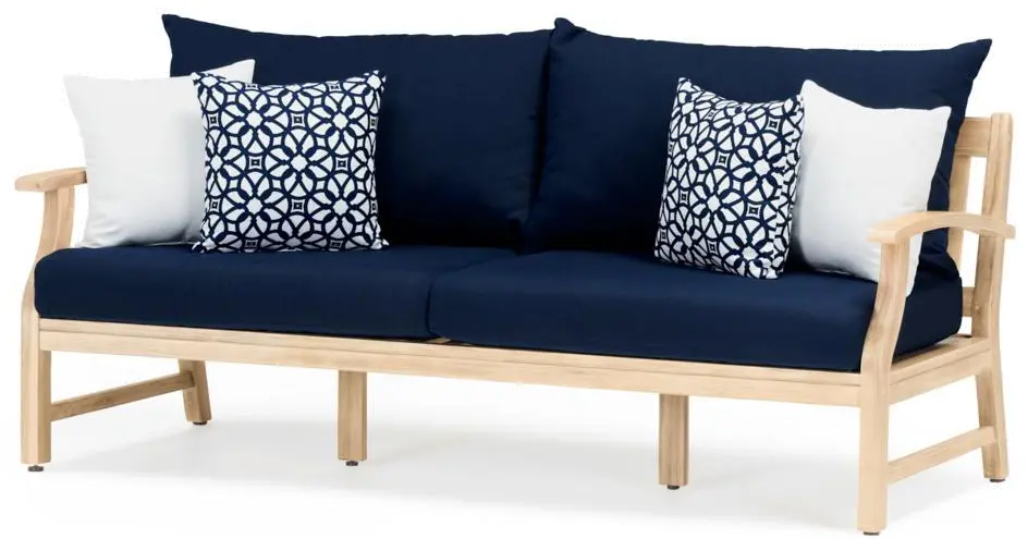Navy Blue 4 Piece Sofa Patio Set - Kooper-3
