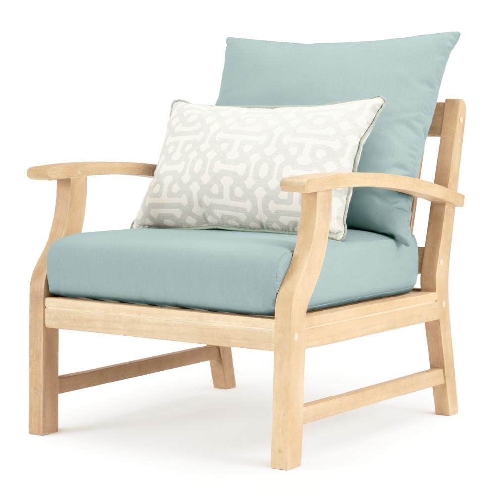 Spa Blue 4 Piece Sofa Patio Set - Kooper-4