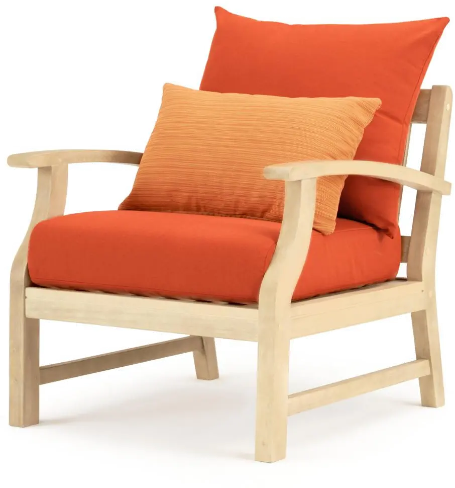 Tikka Orange 4 Piece Sofa Patio Set - Kooper-3