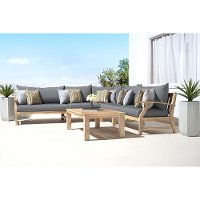 6 Piece Patio Sectional Set with Coffee Table - Kooper
