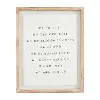 We Are Family Glass and Wood Wall Plaque