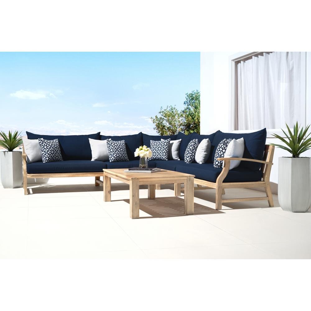 6 Piece Patio Sectional Set with Coffee Table - Kooper-1