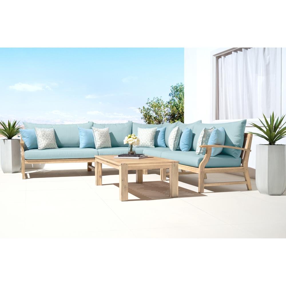6 Piece Outdoor Patio Set with Coffee Table - Kooper-1