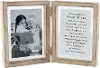 Brown Wood and Glass Grandma's House Hinged Picture Frame
