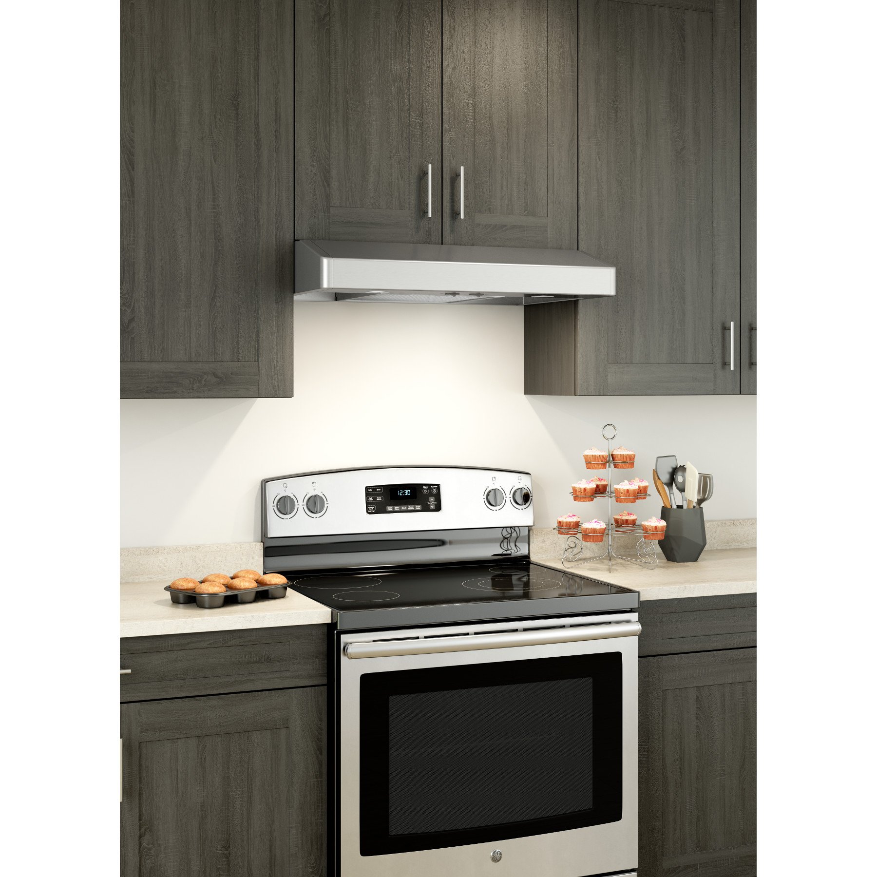 TEN130SS Broan 30 Inch Tenaya 1 Under Cabinet Range Hood - Stainless Steel-4