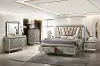 Clearance Radiant Platinum 4 Piece Queen Bedroom Set