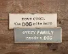 Assorted Gray or Cream Funny Dog Long Gusset Pillow