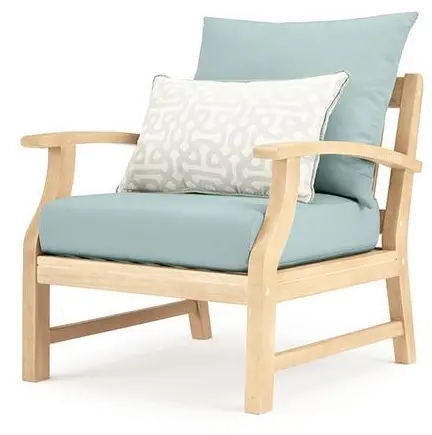 Modern 8 Piece Patio Set with Sofa - Spa Blue-4