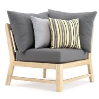 Charcoal Gray 9 Piece Patio Chat Set - Kooper-4
