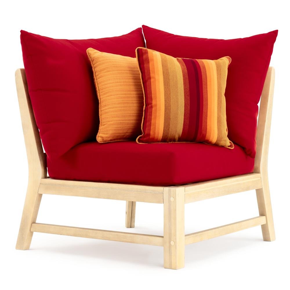 Sunset Red 9 Piece Patio Chat Set - Kooper-4