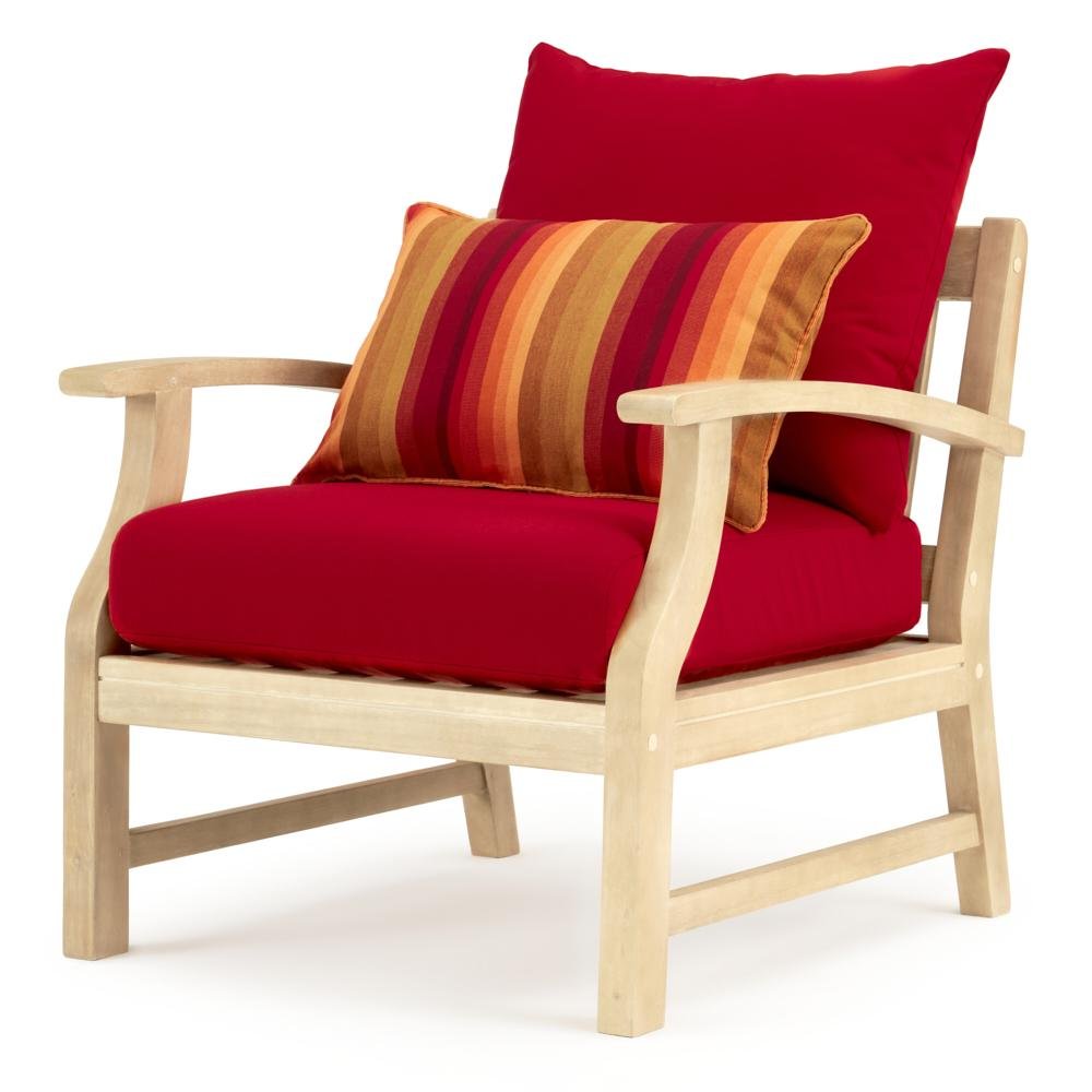 Sunset Red 9 Piece Patio Chat Set - Kooper-6
