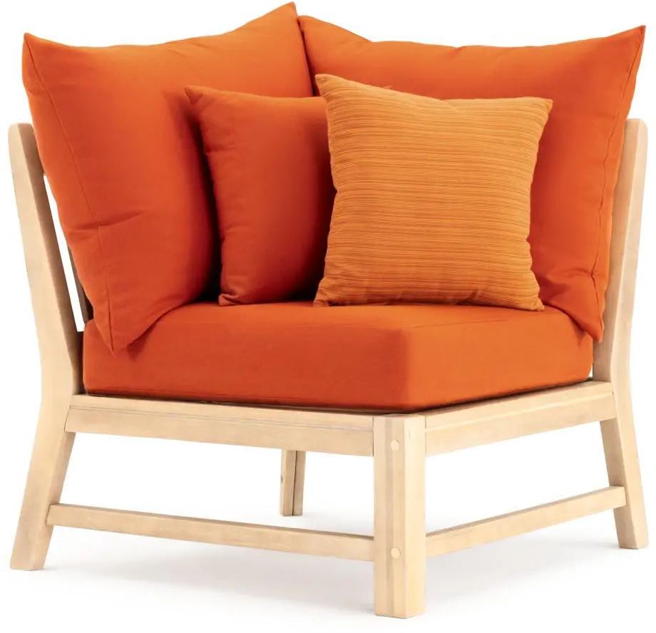 Tikka Orange 9 Piece Patio Chat Set - Kooper-4